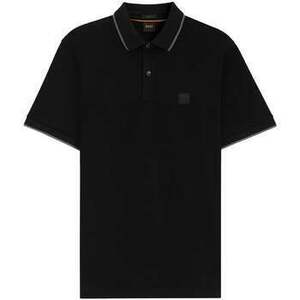 Rövid ujjú galléros pólók BOSS Slim Fit Passertip Polo Shirt Black kép