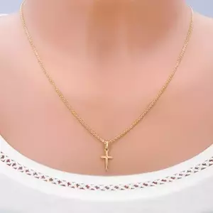 Arany medál - keskeny kereszt vékony fényes sávval kép