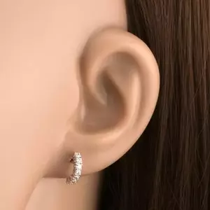 fehérarany fülbevaló kép