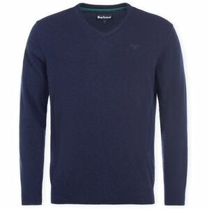 Pulóverek Barbour Essential V-Neck Jumper - Navy kép