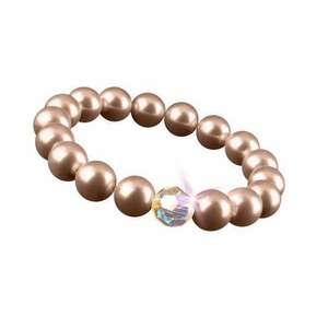 ART CRYSTELLA Karkötő, óarany SWAROVSKI® gyöngyből, színjátszós f... kép