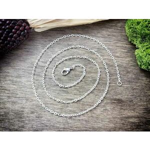 Ezüst színű nyaklánc 40 cm kép