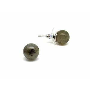 Fülbevaló golyó labradorit 10-10, 5mm kép