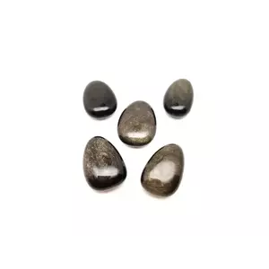 25/30mm Obszidián ezüst csepp kép