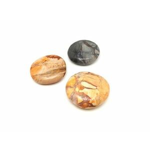 Jáspis ibis kerek dobcsiszolat 25/35mm 250g /csomag kép