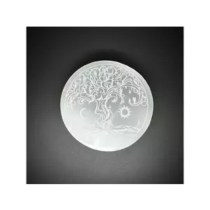 Szelenit korong életfa nap hold 14cm kép