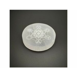 Szelenit korong metatron 10cm kép