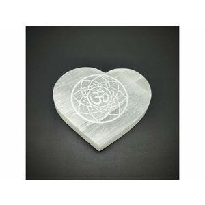 Szelenit szív lapos 10cm kép