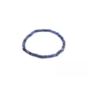 Achát tűz faz szinezett kék korong kari 4x3mm kép