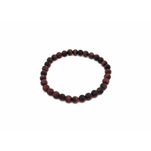 Macskaszem matt golyó karkötő 6mm kép