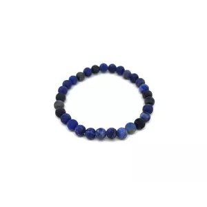 Szodalit matt golyó karkötő 6-7mm kép