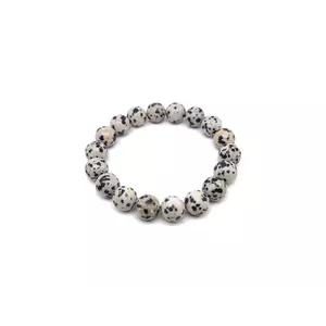 Jáspis dalmata golyó karkötő 10-11mm kép