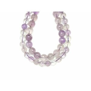 Ametiszt fazettált golyó 14mm– ékszerkészítő alapanyag (füzér) kép