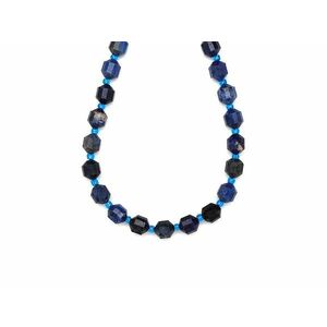 Dumortierit fazettált lampion 7-8x8-9mm– ékszerkészítő alapanyag (füzér) kép