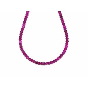 Rubin fazettált korong 3x2mm– ékszerkészítő alapanyag (füzér) kép