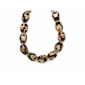 Achát hőkezelt vegyes hordó 10x14mm– ékszerkészítő alapanyag (füzér) kép