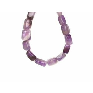 Ametiszt tégla B 8-12mm– ékszerkészítő alapanyag (füzér) kép