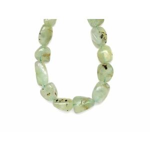 Prehnit pebble A 15-25mm– ékszerkészítő alapanyag (füzér) kép