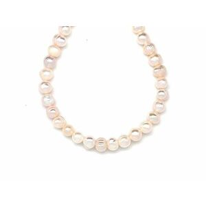 Édesvizi tenyésztett gyöngy golyó 6-7mm– ékszerkészítő alapanyag (füzér) kép