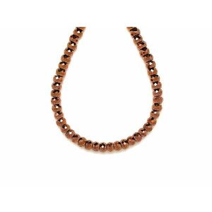 Hematit faz szin bronz korong 6x3-4mm– ékszerkészítő alapanyag (füzér) kép