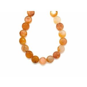 Aventurin sárga kör 12mm– ékszerkészítő alapanyag (füzér) kép