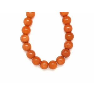 Aventurin barack nagy lyukú hordó 12x11mm– ékszerkészítő alapanyag (füzér) kép