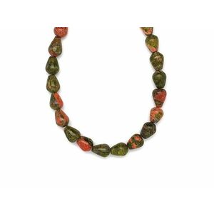 Unakit csepp 8x10mm– ékszerkészítő alapanyag (füzér) kép