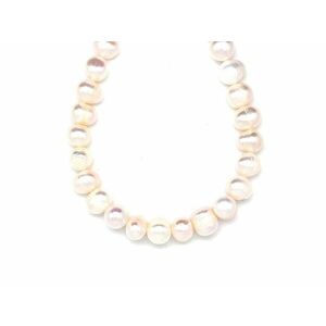 Édesvizi tenyésztett gyöngy golyó 9-10mm– ékszerkészítő alapanyag (füzér) kép