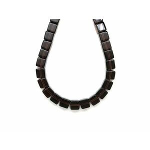 Füstkvarc kocka 8mm– ékszerkészítő alapanyag (füzér) kép