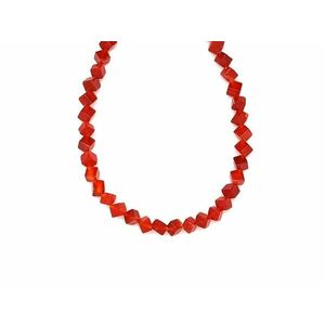 Karneol kocka 4, 5mm– ékszerkészítő alapanyag (füzér) kép