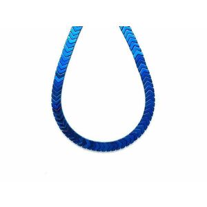 Hematit szinezett kék nyíl 7x6mm– ékszerkészítő alapanyag (füzér) kép