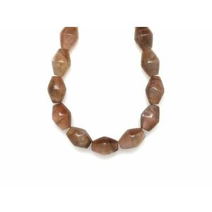 Holdkő krémszín hordó 13x18mm– ékszerkészítő alapanyag (füzér) kép