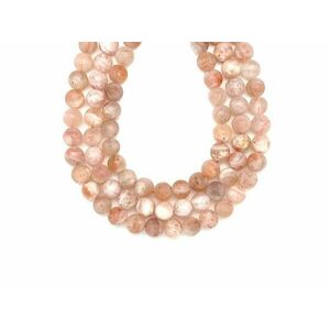 Napkő matt golyó 11mm– ékszerkészítő alapanyag (füzér) kép