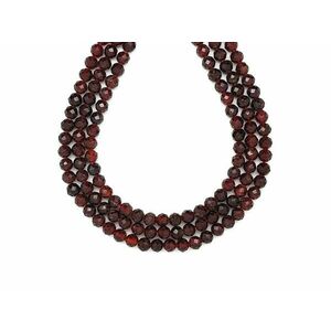 Gránát hessonite gránát füzér (7mm )– ékszerkészítő alapanyag (füzér) kép