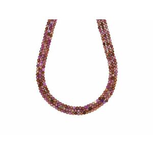 Phosphosiderite fazettált golyó 2-3mm– ékszerkészítő alapanyag (füzér) kép