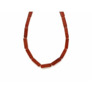 Aventurin barack tégla 4x13mm– ékszerkészítő alapanyag (füzér) kép