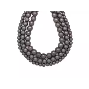 Hematit golyó matt 8mm– ékszerkészítő alapanyag (füzér) kép