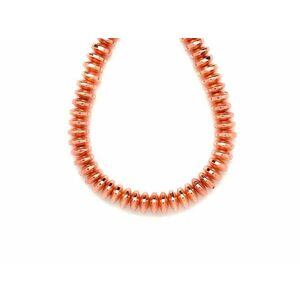 Hematit korong rose gold 10x3mm– ékszerkészítő alapanyag (füzér) kép