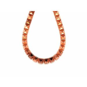 Hematit szegecs rose gold 8mm– ékszerkészítő alapanyag (füzér) kép