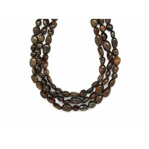 Bronzit pebble 6-10mm– ékszerkészítő alapanyag (füzér) kép