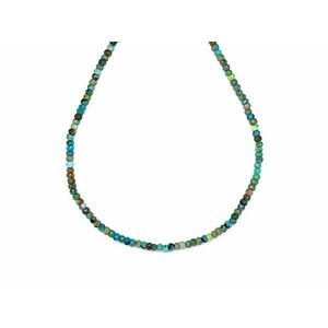 Türkiz fazettált korong 2x1, 5mm– ékszerkészítő alapanyag (füzér) kép