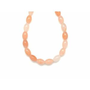 Aventurin barack világos rizs 8x12-13mm– ékszerkészítő alapanyag (füzér) kép