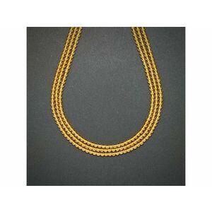 Hegyikristály sárga golyó 2-3mm– ékszerkészítő alapanyag (füzér) kép