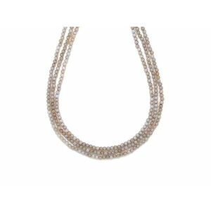 Achát szürke golyó 2-3mm– ékszerkészítő alapanyag (füzér) kép