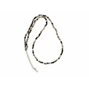 Turmalinkvarc fazettált golyó 2-3mm kapcsos kép