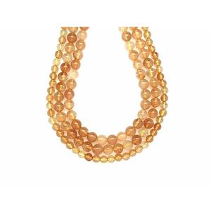 Topáz arany golyó 8mm– ékszerkészítő alapanyag (füzér) kép