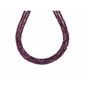 Rubin fazettált golyó 2, 5-3mm– ékszerkészítő alapanyag (füzér) kép