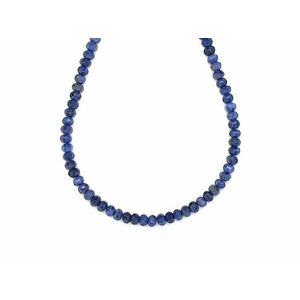 Korall fazettált kék korong 4x3mm– ékszerkészítő alapanyag (füzér) kép