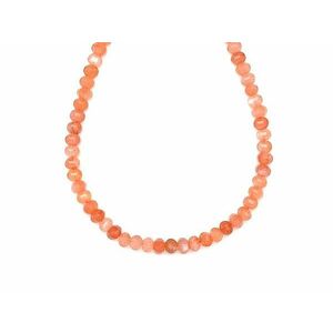 Napkő fazettált korong 5x4mm– ékszerkészítő alapanyag (füzér) kép