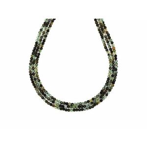 Turmalin zöld fazettált golyó 2mm– ékszerkészítő alapanyag (füzér) kép